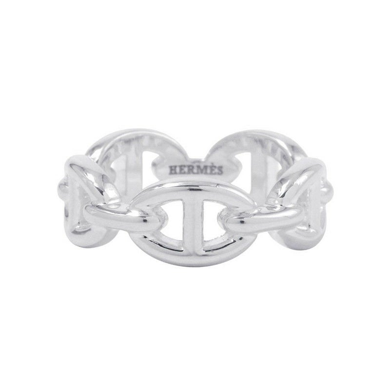 エルメス リング シェーヌダンクル アンシェネPM Enchainee SV925シルバー リングサイズ53 HERMES ジュエリー