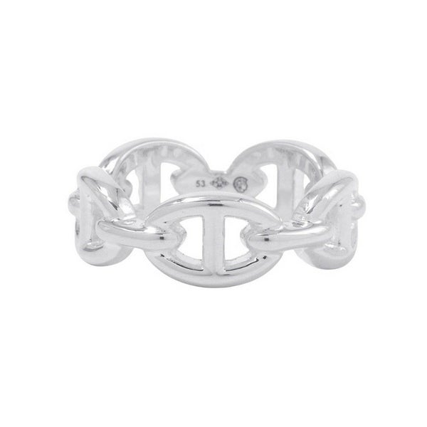 エルメス リング シェーヌダンクル アンシェネPM Enchainee SV925シルバー リングサイズ53 HERMES ジュエリー