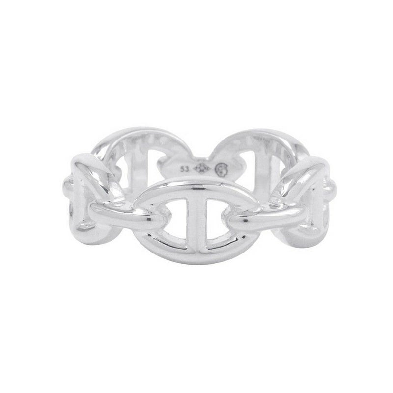 エルメス リング シェーヌダンクル アンシェネPM Enchainee SV925シルバー リングサイズ53 HERMES ジュエリー