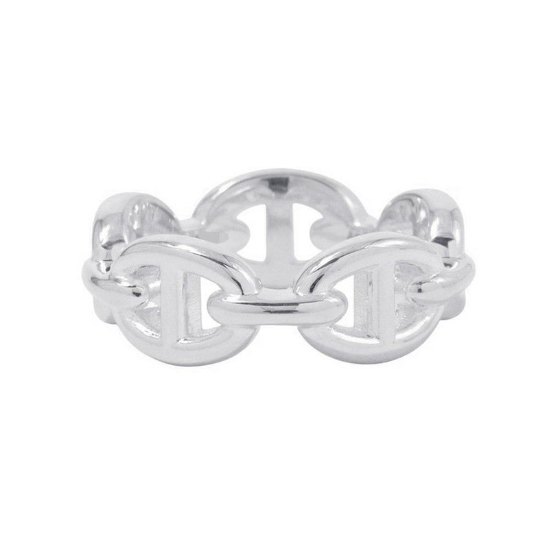 エルメス リング シェーヌダンクル アンシェネPM Enchainee SV925シルバーリングサイズ51 HERMES ジュエリー