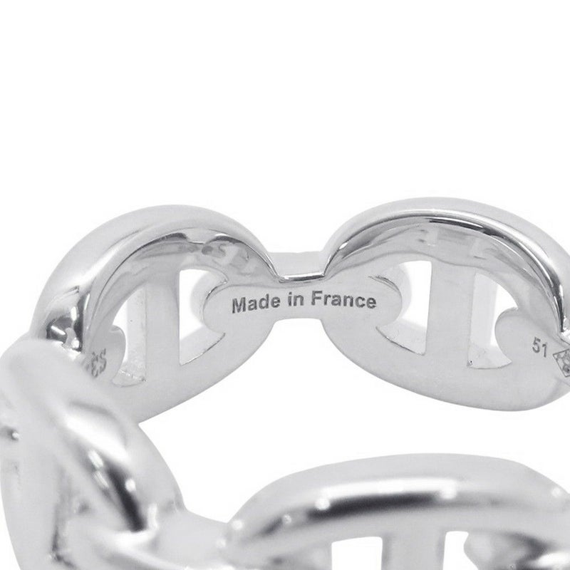 エルメス リング シェーヌダンクル アンシェネPM Enchainee SV925シルバーリングサイズ51 HERMES ジュエリー