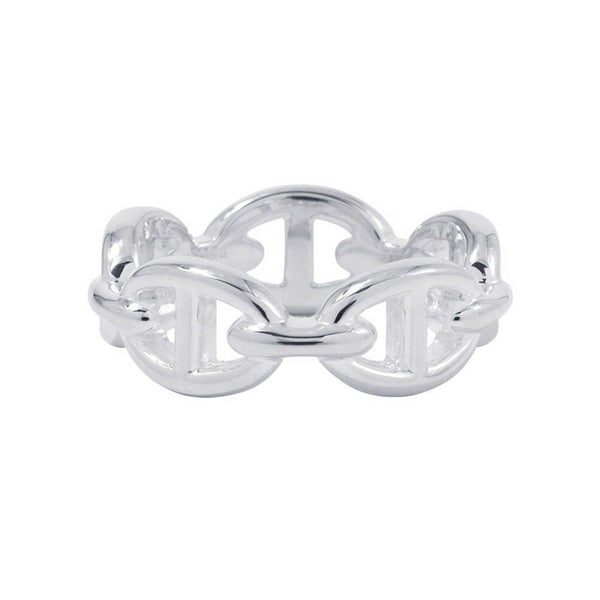 エルメス リング シェーヌダンクル アンシェネPM Enchainee SV925シルバー リングサイズ54 HERMES ジュエリー