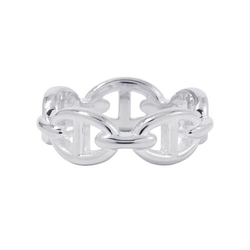 エルメス リング シェーヌダンクル アンシェネPM Enchainee SV925シルバー リングサイズ54 HERMES ジュエリー