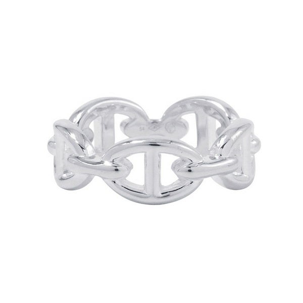 エルメス リング シェーヌダンクル アンシェネPM Enchainee SV925シルバー リングサイズ54 HERMES ジュエリー