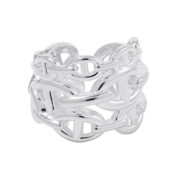 エルメス リング シェーヌダンクル アンシェネGM Enchainee SV925シルバー リングサイズ58 HERMES 指輪