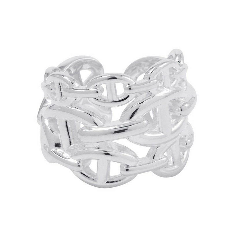 エルメス リング シェーヌダンクル アンシェネGM Enchainee SV925シルバー リングサイズ58 HERMES 指輪