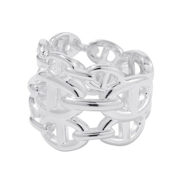 エルメス リング シェーヌダンクル アンシェネGM Enchainee SV925シルバー リングサイズ58 HERMES 指輪