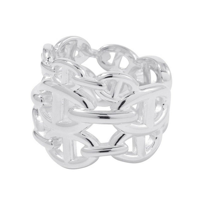 エルメス リング シェーヌダンクル アンシェネGM Enchainee SV925シルバー リングサイズ58 HERMES 指輪