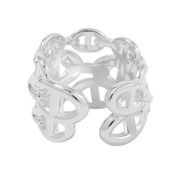 エルメス リング シェーヌダンクル アンシェネGM Enchainee SV925シルバー リングサイズ58 HERMES 指輪