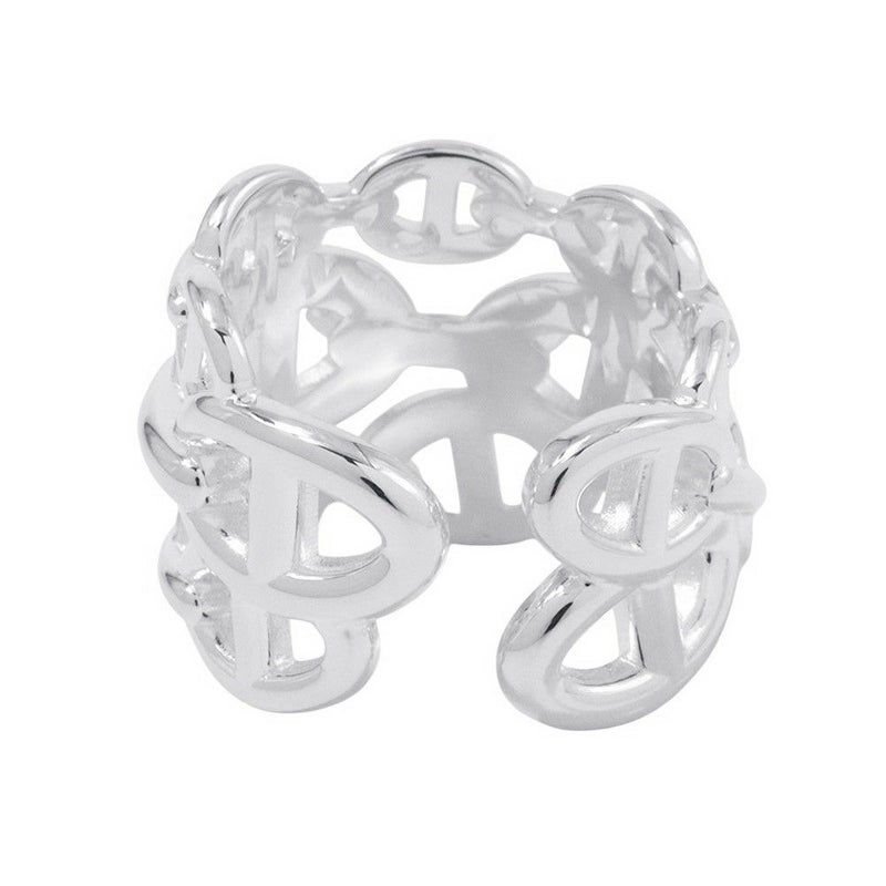 エルメス リング シェーヌダンクル アンシェネGM Enchainee SV925シルバー リングサイズ58 HERMES 指輪