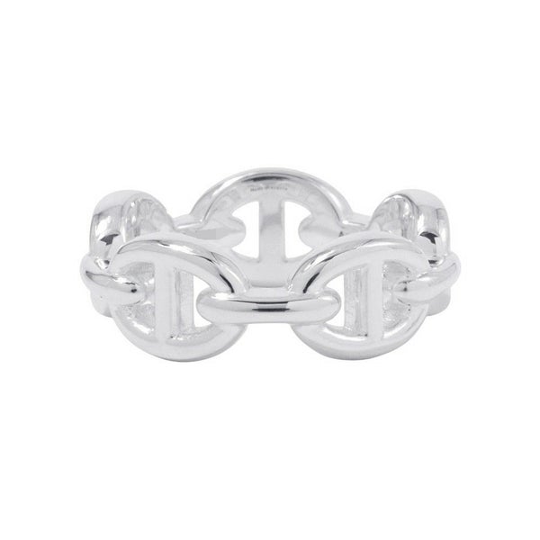 エルメス リング シェーヌダンクル アンシェネPM Enchainee SV925シルバー リングサイズ50  HERMES ジュエリー