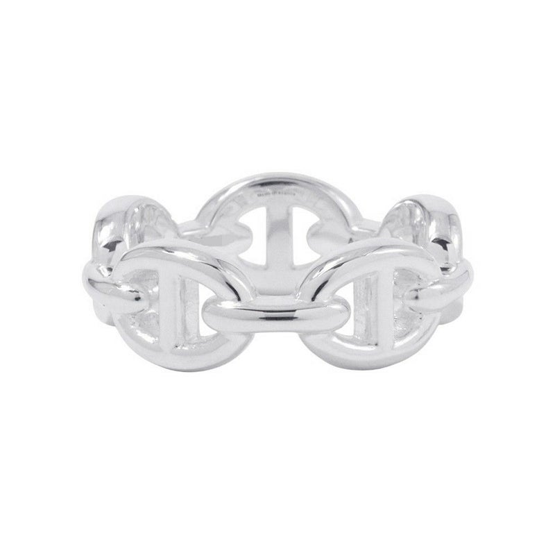 エルメス リング シェーヌダンクル アンシェネPM Enchainee SV925シルバー リングサイズ50  HERMES ジュエリー