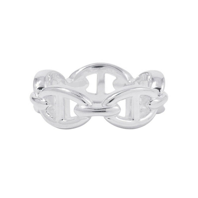 エルメス リング シェーヌダンクル アンシェネPM Enchainee SV925シルバー リングサイズ53 HERMES ジュエリー