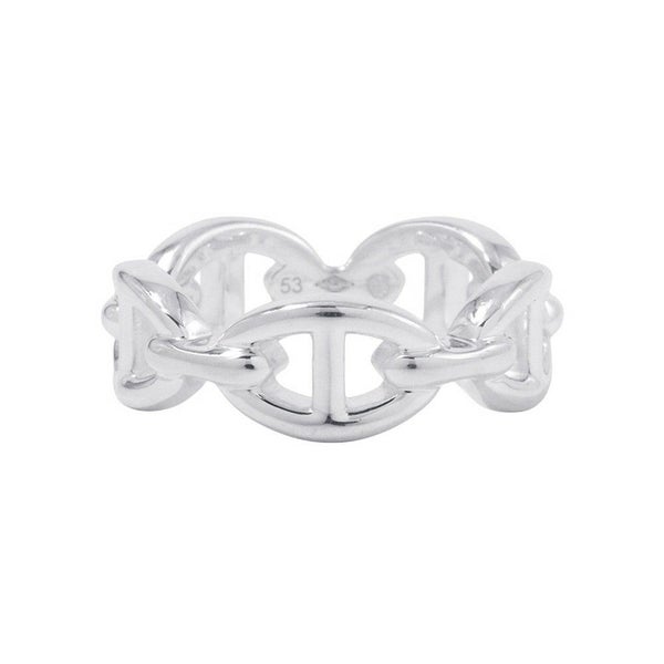 エルメス リング シェーヌダンクル アンシェネPM Enchainee SV925シルバー リングサイズ53 HERMES ジュエリー