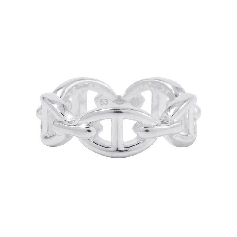 エルメス リング シェーヌダンクル アンシェネPM Enchainee SV925シルバー リングサイズ53 HERMES ジュエリー