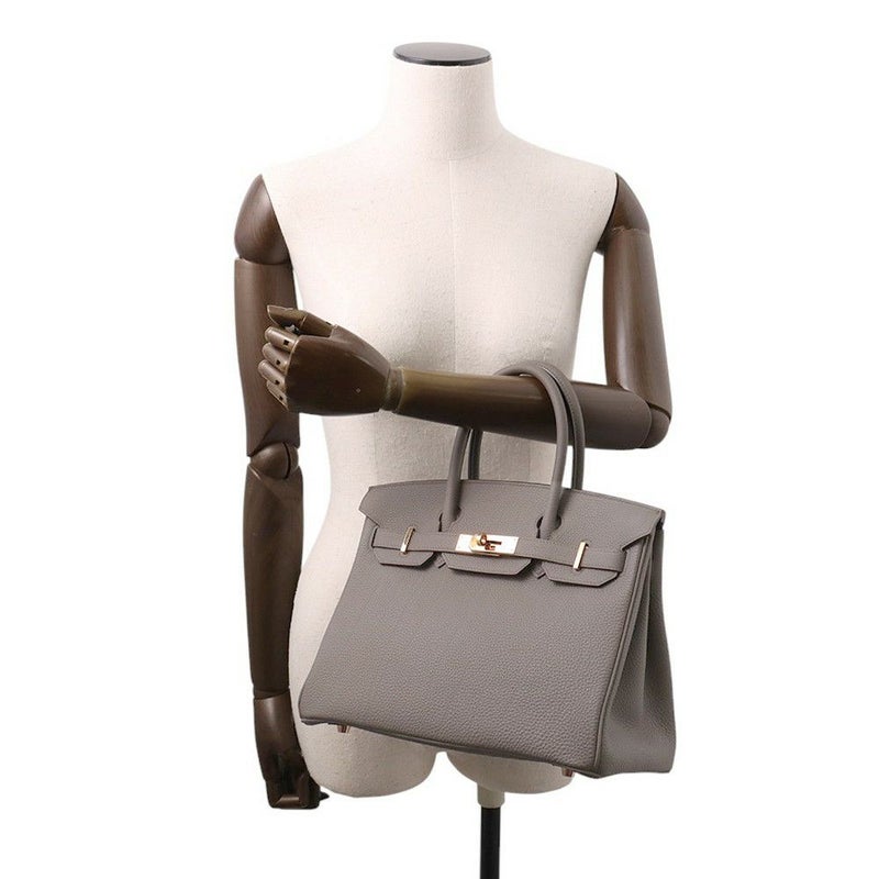 エルメス バーキン30 エタン/ピンクゴールド金具 トゴ Y刻印 HERMES Birkin ハンドバッグ