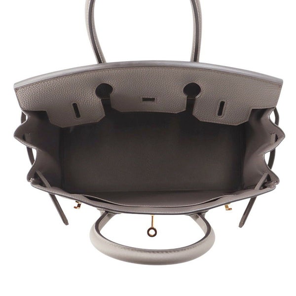 エルメス バーキン30 エタン/ピンクゴールド金具 トゴ Y刻印 HERMES Birkin ハンドバッグ