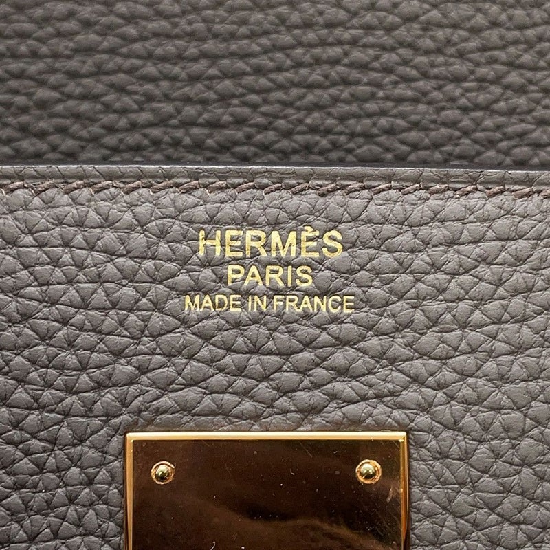 エルメス バーキン30 エタン/ピンクゴールド金具 トゴ Y刻印 HERMES Birkin ハンドバッグ
