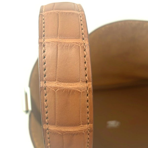 エルメス ハンドバッグ ピコタンロックPM タッチ ゴールド/シルバー金具 トリヨンクレマンス/アリゲーターマット K刻印