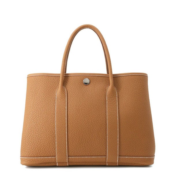エルメス トートバッグ ガーデンパーティTPM ゴールド/シルバー金具 ネゴンダ K刻印