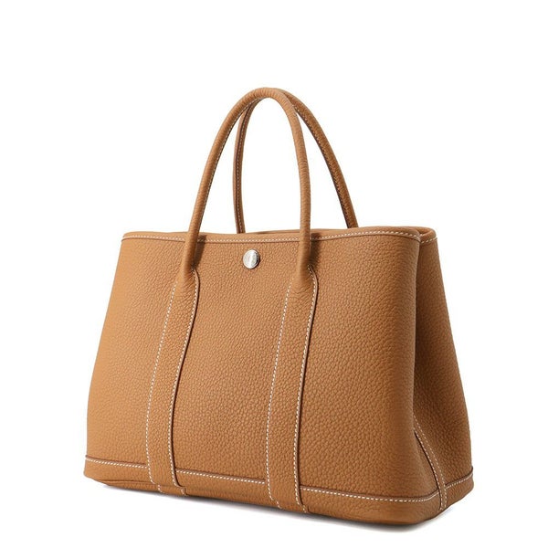 エルメス トートバッグ ガーデンパーティTPM ゴールド/シルバー金具 ネゴンダ K刻印