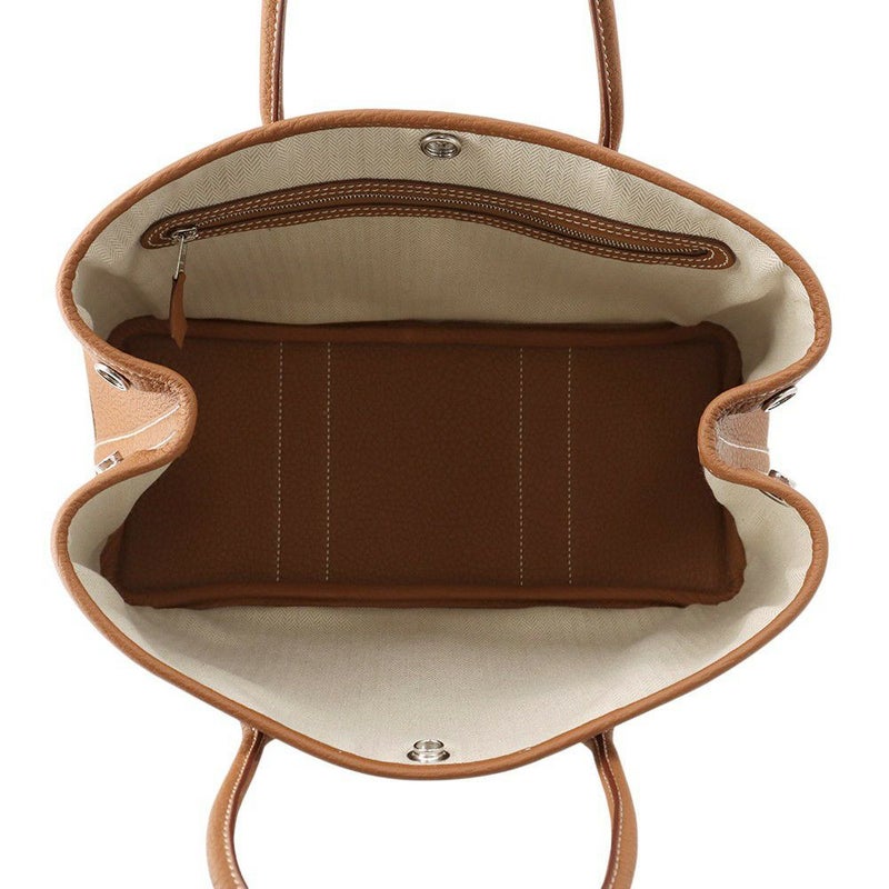 エルメス トートバッグ ガーデンパーティTPM ゴールド/シルバー金具 ネゴンダ K刻印