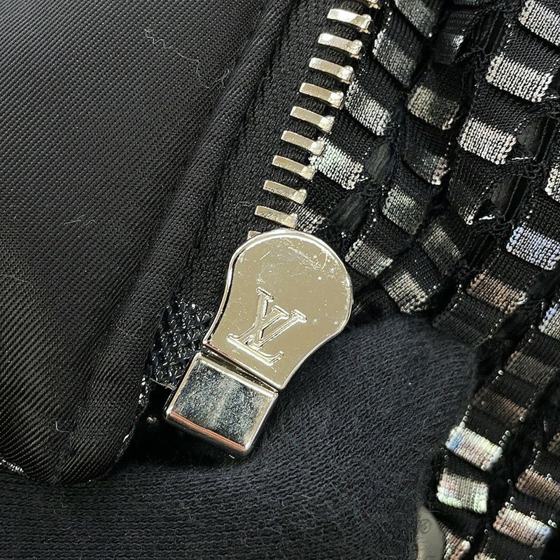 ルイヴィトン ジャケット ショートジップアップ ジャンパー レディースサイズ34 黒 ブラック