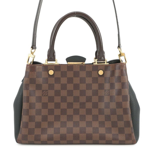 ルイヴィトン ハンドバッグ ダミエ ブリタニー N41673 LOUIS VUITTON ヴィトン バッグ 2wayショルダーバッグ 黒 ブラック