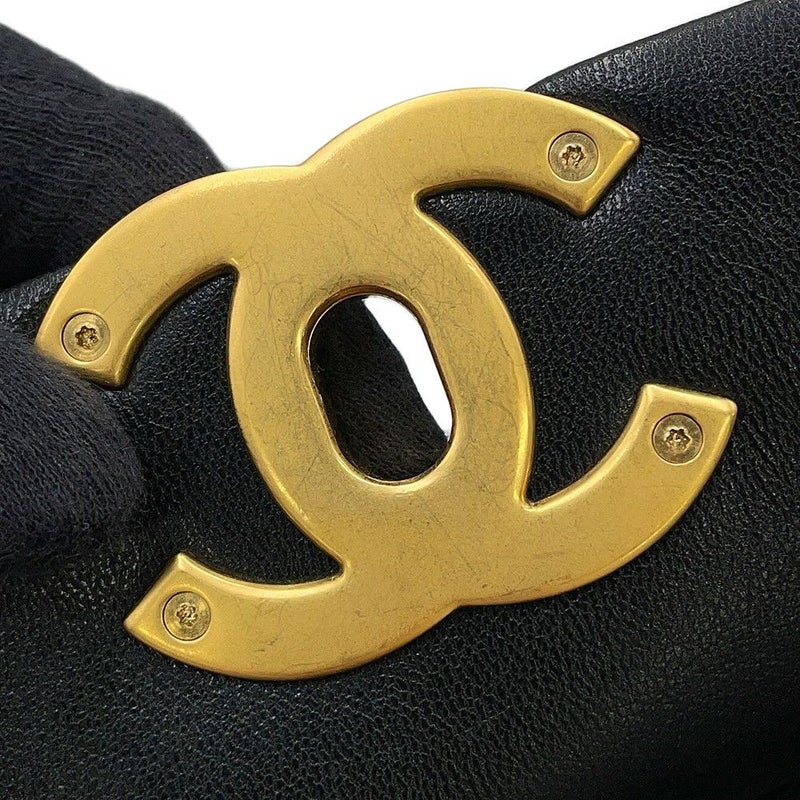 シャネル チェーンショルダーバッグ CHANEL19 フラップ ココマーク ラムスキン AS1160 CHANEL 2way 黒