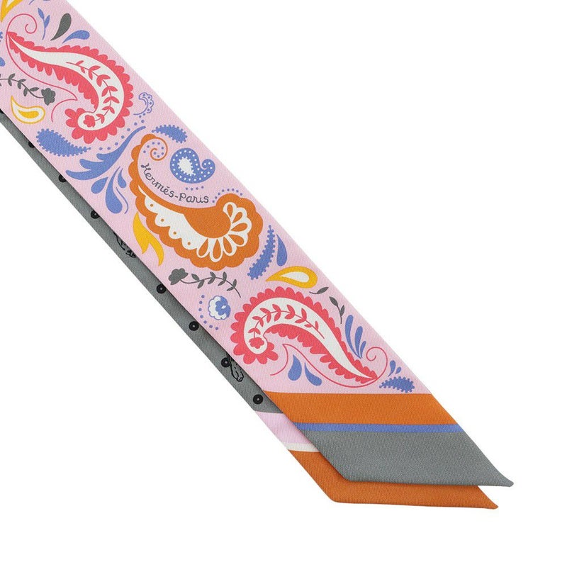 エルメス スカーフ ツイリー チーター・バンダナ Guepards Bandana HERMES シルク リボン 2024秋冬