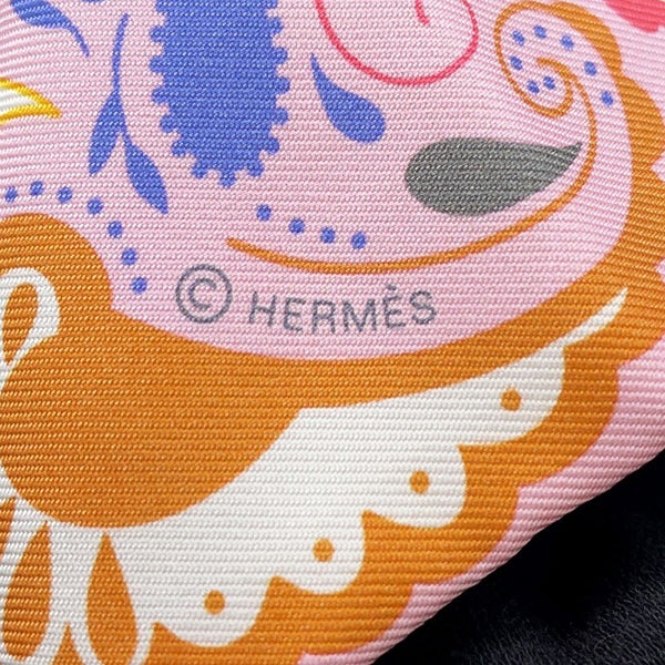 エルメス スカーフ ツイリー チーター・バンダナ Guepards Bandana HERMES シルク リボン 2024秋冬