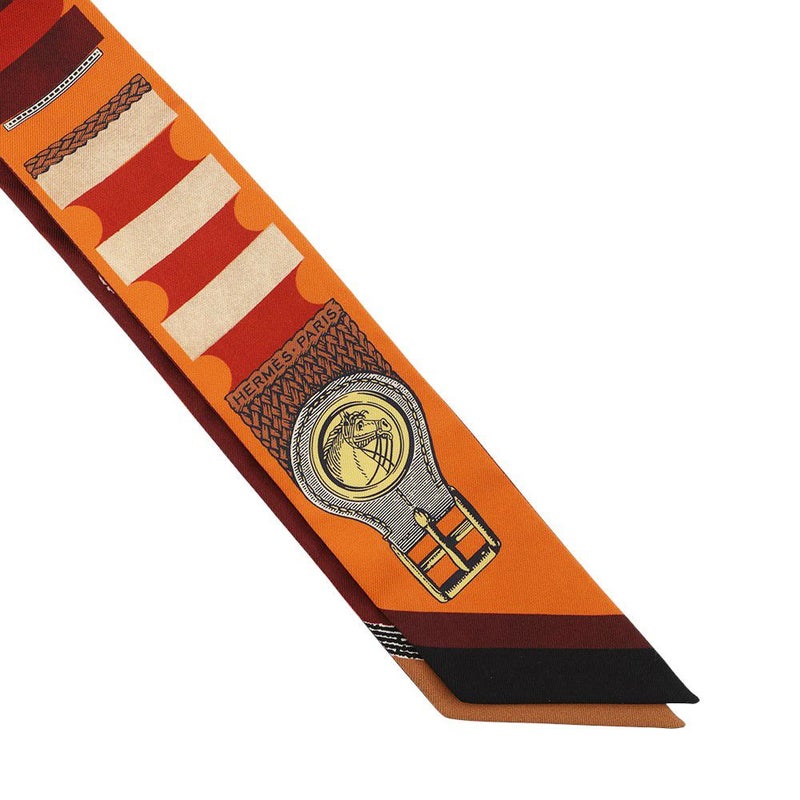 エルメス スカーフ ツイリー ブリッド・ア・ブロック/詩的な目録 HERMES シルクツイル 2025秋冬