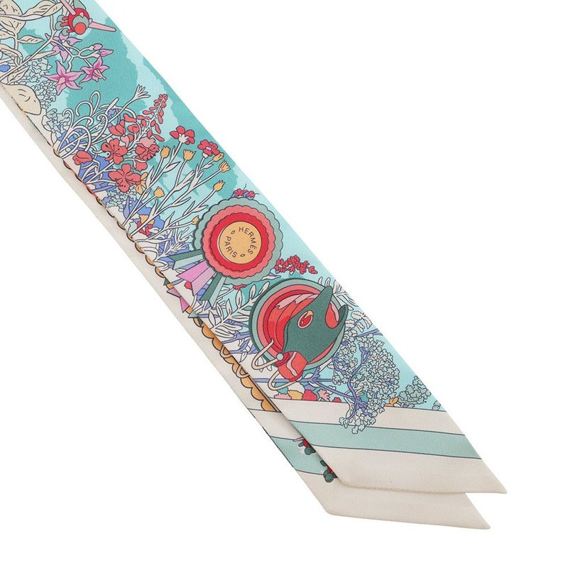 エルメス スカーフ ツイリー ポニー・ピット・ストップ Pony Pit Stop HERMES シルクツイル 2025年秋冬