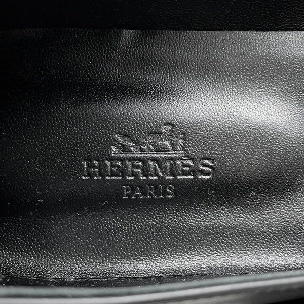 エルメス バレエシューズ ケリー レディースサイズ37 1/2 HERMES 靴 黒