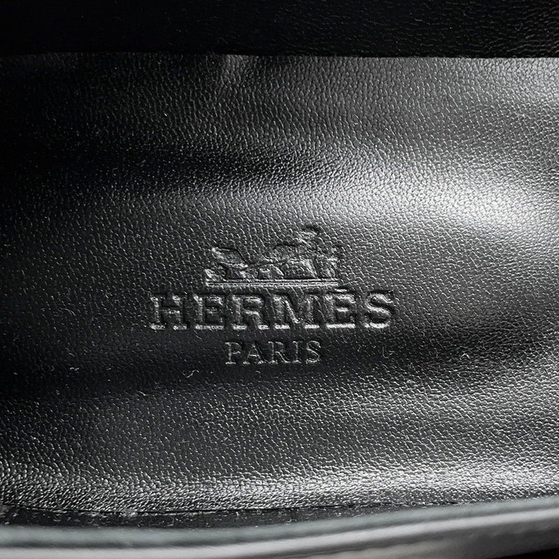 エルメス バレエシューズ ケリー レディースサイズ37 1/2 HERMES 靴 黒