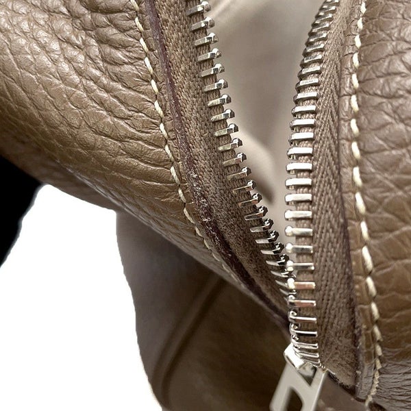 エルメス トートバッグ ヴィクトリア2 35 エトゥープ/シルバー金具 トリヨンクレマンス U刻印