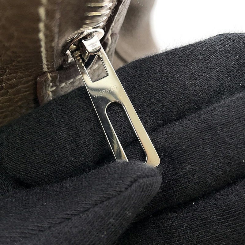 エルメス トートバッグ ヴィクトリア2 35 エトゥープ/シルバー金具 トリヨンクレマンス U刻印