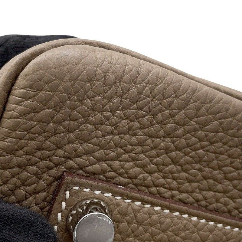 エルメス バーキン35 エトゥープ/シルバー金具 トゴ K刻印 HERMES Birkin ハンドバッグ