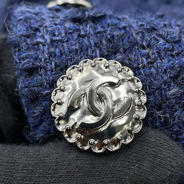 シャネル ロングコート ココマーク ツイード ウール レディースサイズ36 P73360 CHANEL アウター