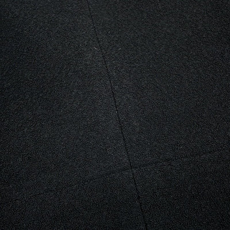 シャネル ジャケット ノーカラー カメリアボタン ウール レディースサイズ44 P52753 CHANEL アウター 黒