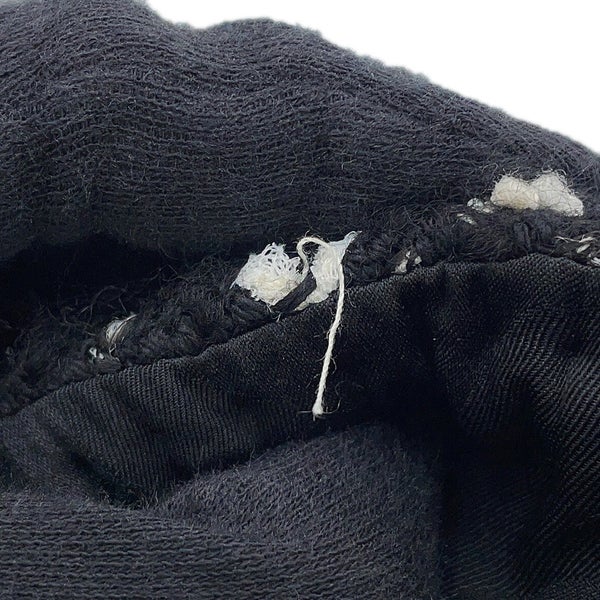 シャネル スカート ココマーク ツイード タイトスカート ウール レディースサイズ38 P65335 CHANEL 黒