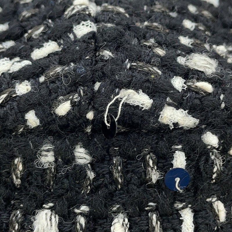 シャネル スカート ココマーク ツイード タイトスカート ウール レディースサイズ38 P65335 CHANEL 黒