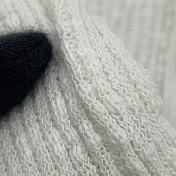 シャネル カーディガン ココビーチ ココボタン コットン レディースサイズ36 P78600 CHANEL 白