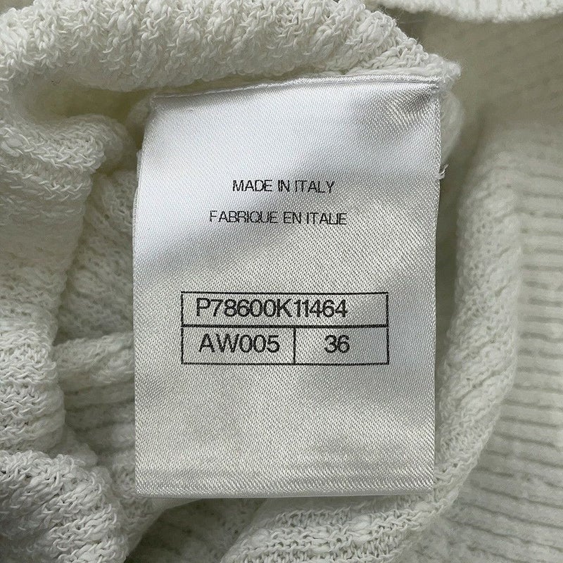 シャネル カーディガン ココビーチ ココボタン コットン レディースサイズ36 P78600 CHANEL 白