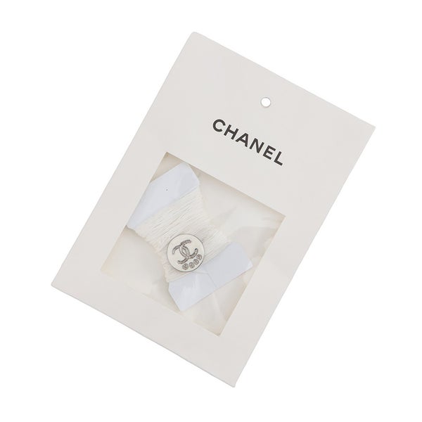 シャネル カーディガン ココビーチ ココボタン コットン レディースサイズ36 P78600 CHANEL 白