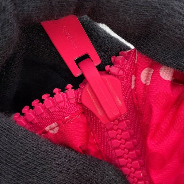 エルメス ダウンジャケット リバーシブル ダウン LA Promenade du matin 朝の散歩 レディースサイズ38 HERMES アウター