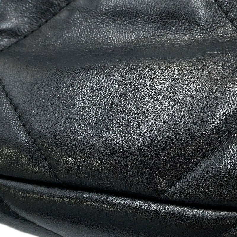 シャネル チェーンショルダーバッグ マトラッセ ココマーク CHANEL19 ラムスキン AS1160 CHANEL 2way 黒