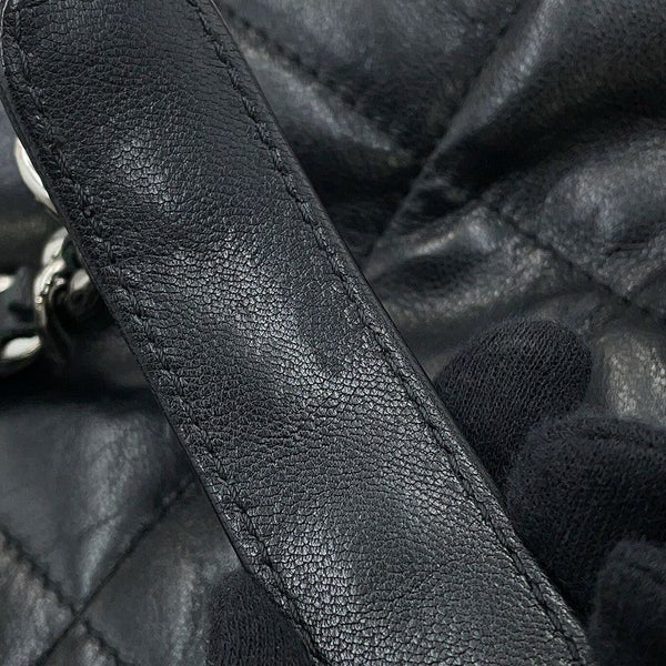 シャネル チェーンショルダーバッグ マトラッセ ココマーク CHANEL19 ラムスキン AS1160 CHANEL 2way 黒