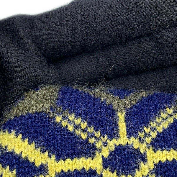 シャネル チェーンショルダーバッグ ココマーク ダブルチェーン A90848 ニット 2015年プレフォールシーズン