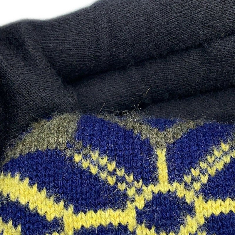 シャネル チェーンショルダーバッグ ココマーク ダブルチェーン A90848 ニット 2015年プレフォールシーズン